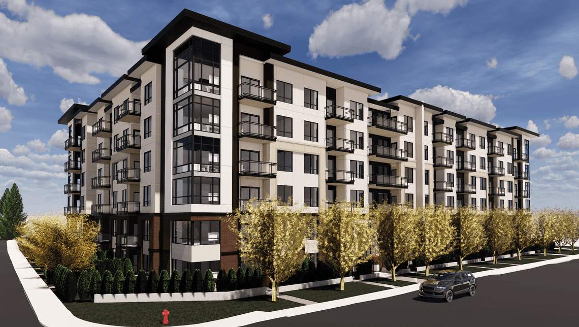 Jem condo is a new condo development by Quanterra Developments Ltd at 32174 George Ferguson Way, Abbotsford, BC